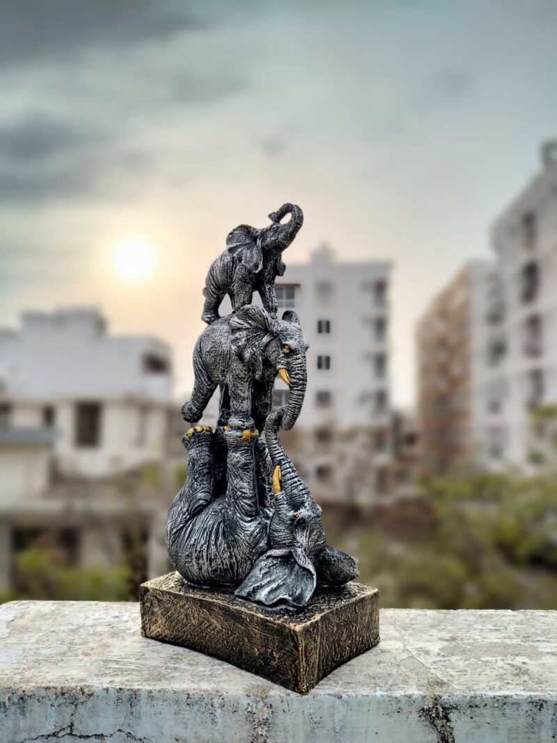 Elephant Circus Statue