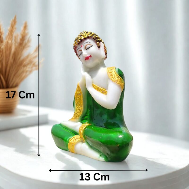 Thai Sitting Buddha Marble - Green