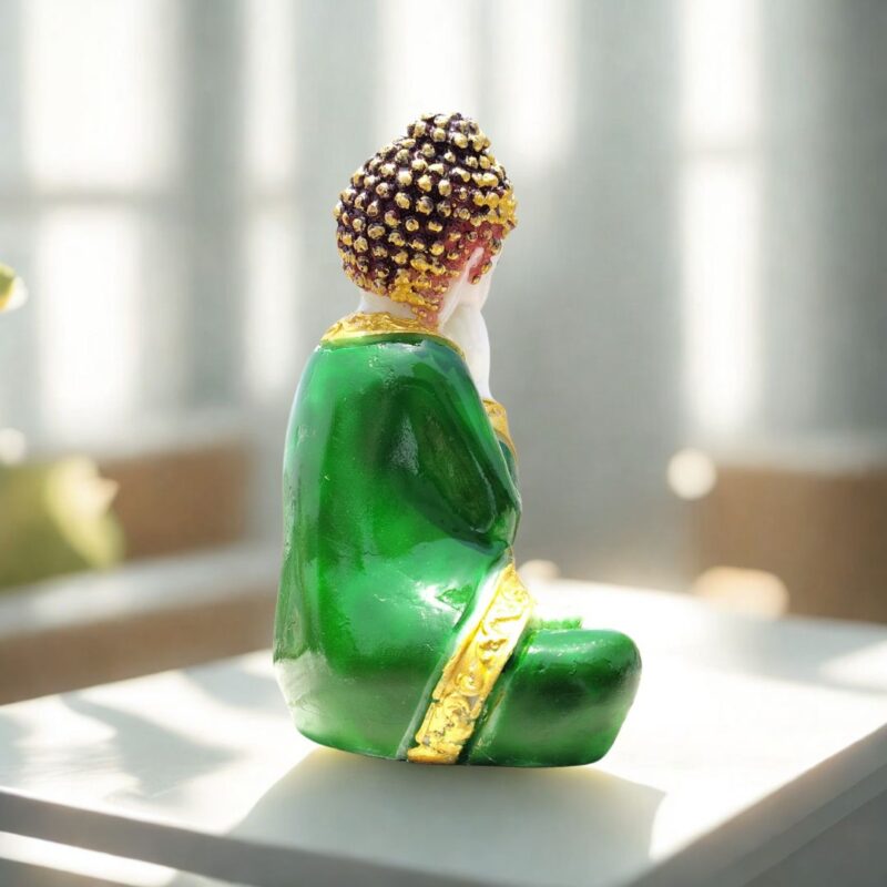 Thai Sitting Buddha Marble - Green