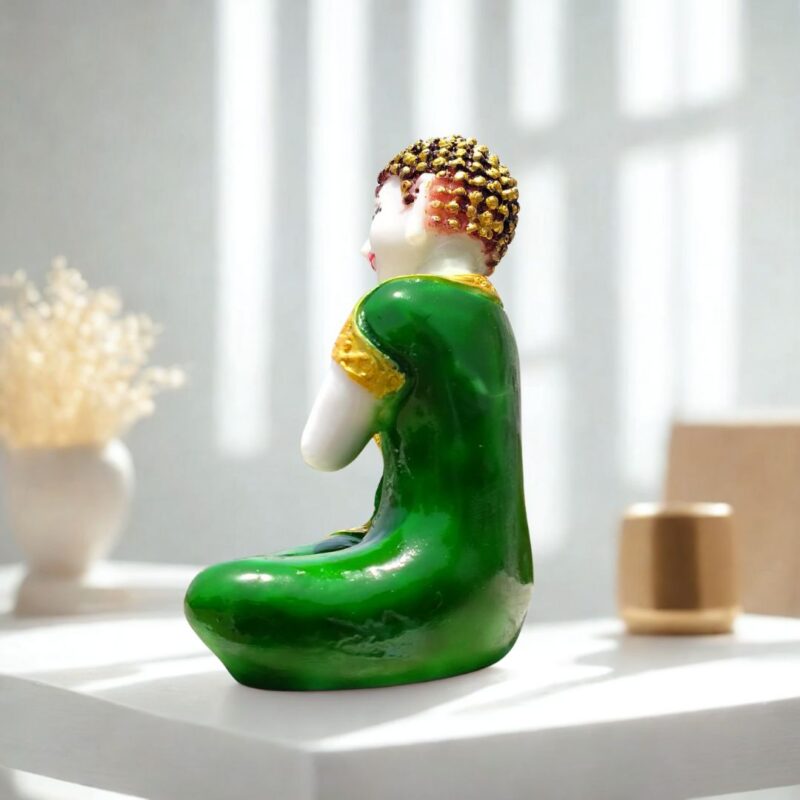 Thai Sitting Buddha Marble - Green
