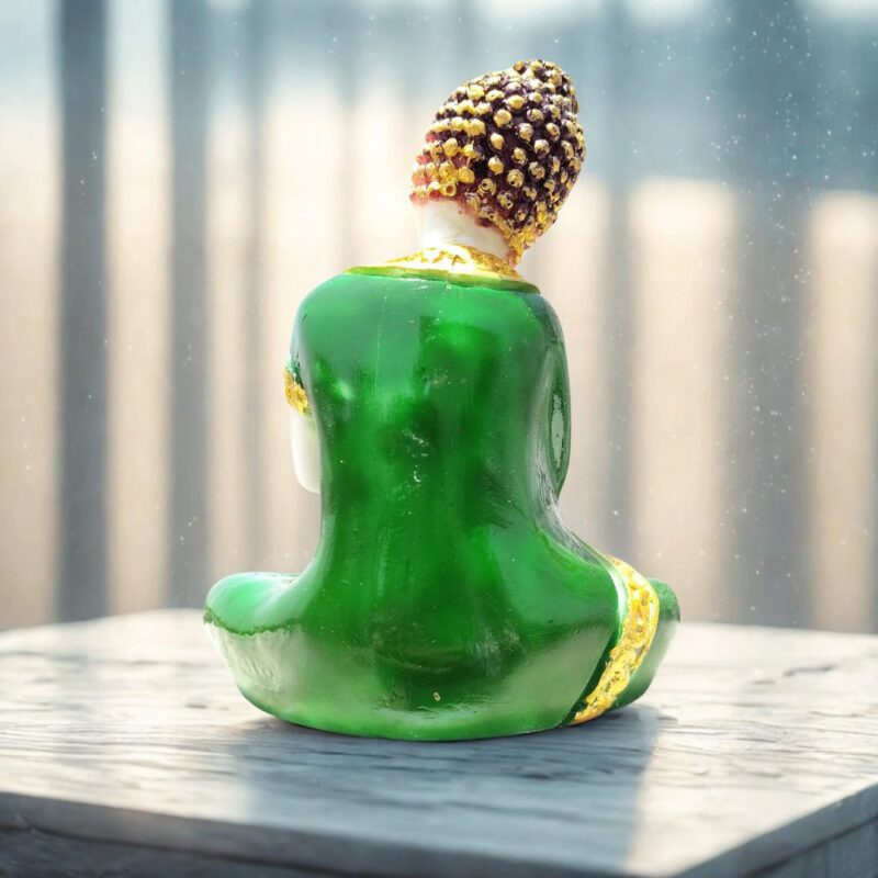 Thai Sitting Buddha Marble - Green